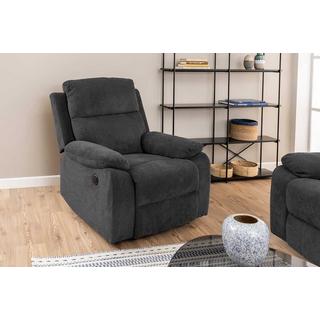 mutoni Fauteuil relax Egremont gris foncé  