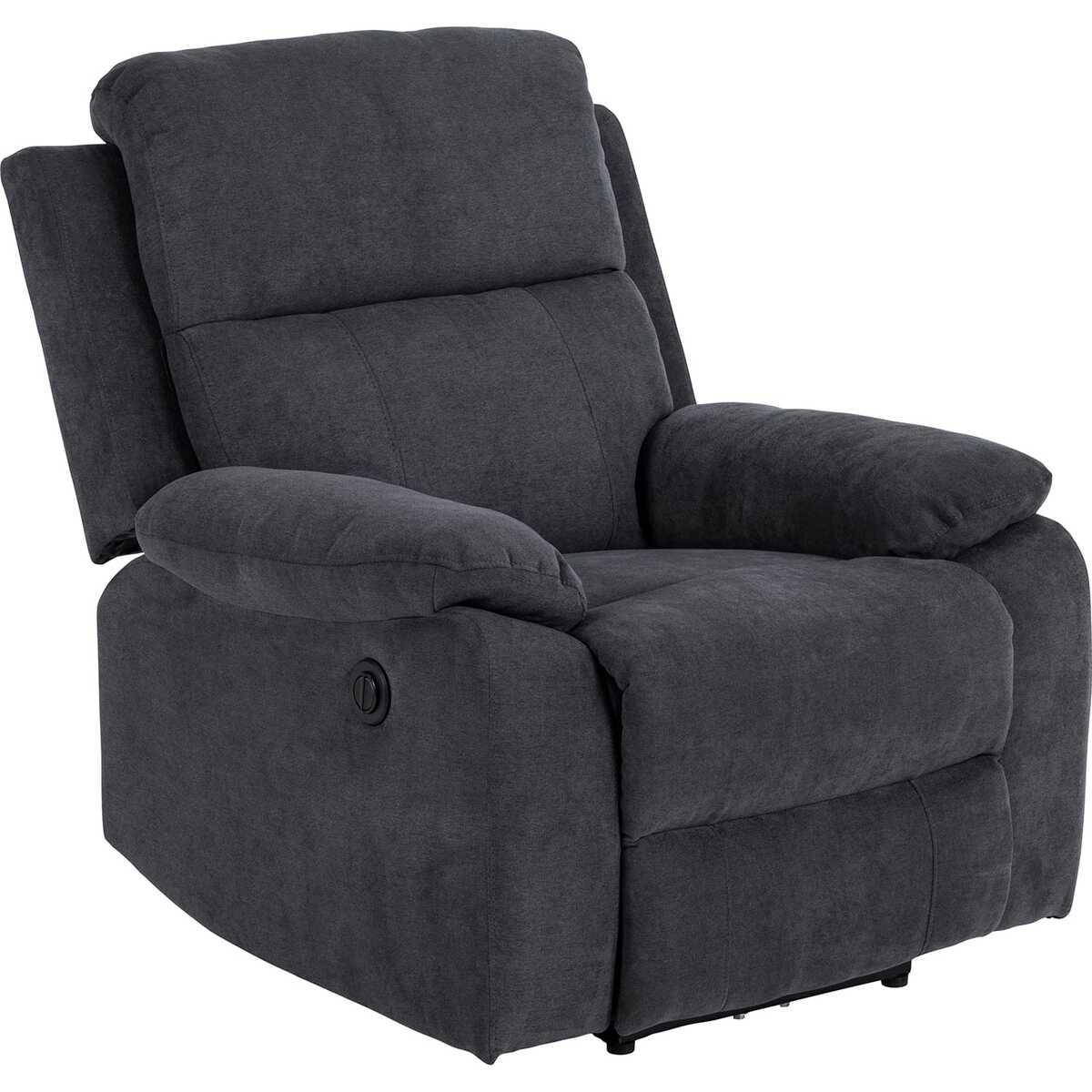 mutoni Fauteuil relax Egremont gris foncé  