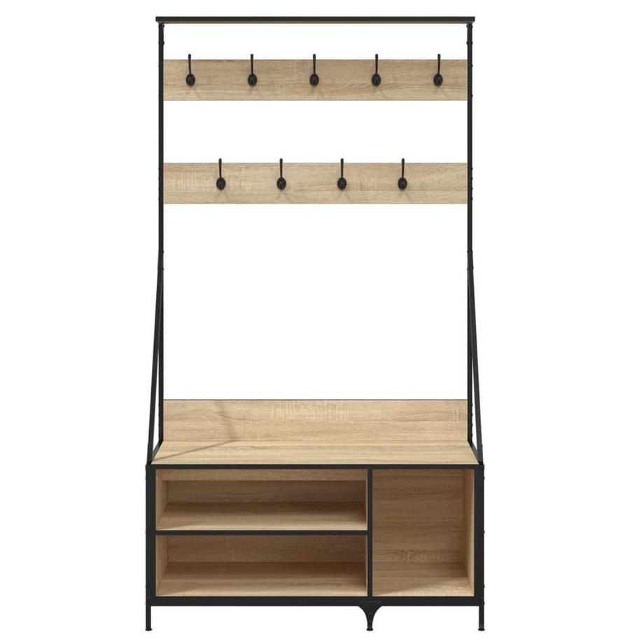 VidaXL Portant à vêtements bois d'ingénierie  