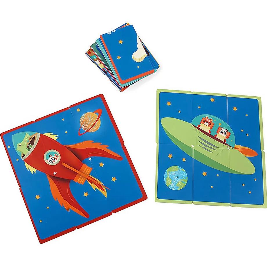 Scratch  Spiele Kartensammel-/Legespiel Weltraum 