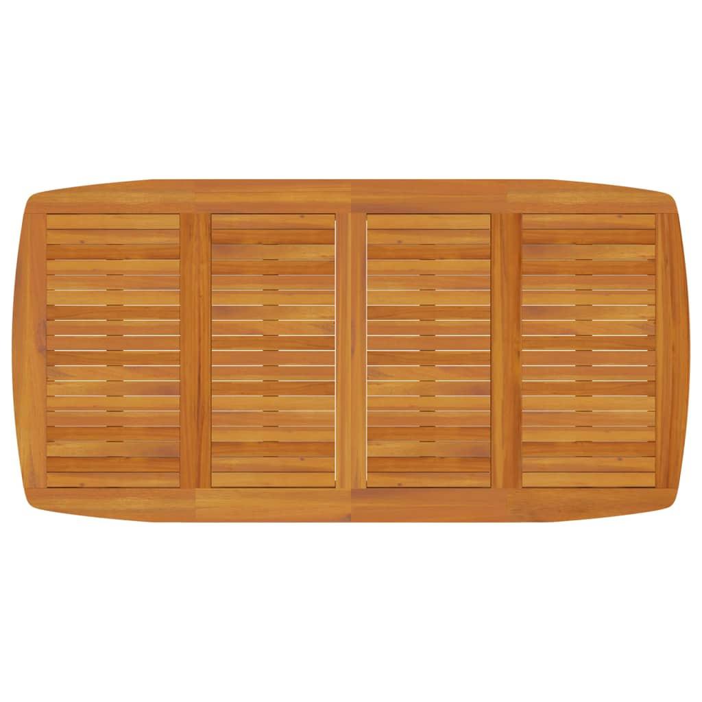 VidaXL Table de jardin bois d'acacia  