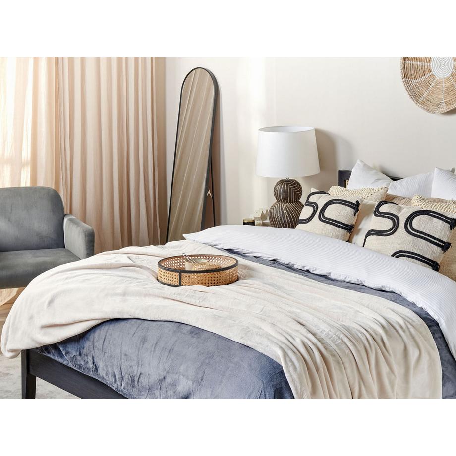 Beliani BAYBURT Couverture Polaire Moderne en Polyester  