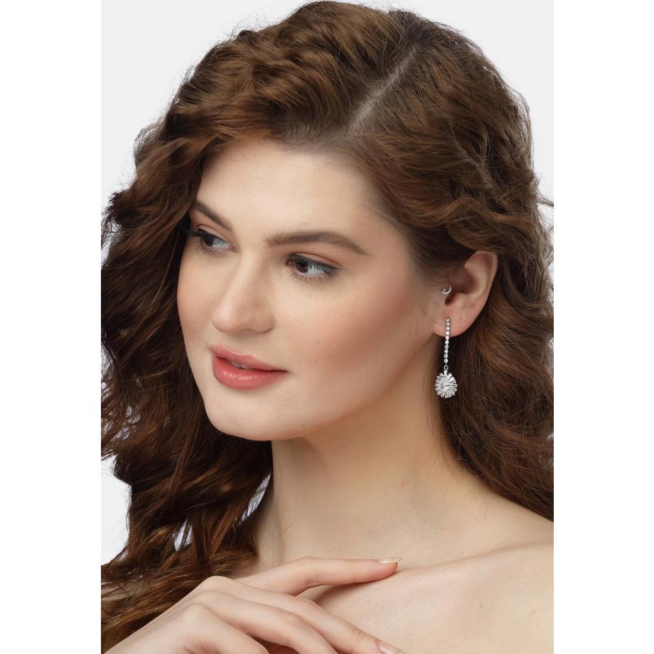 AVANT-GARDE PARIS  Funkelnde Sonnenschein-Tropfenohrringe 