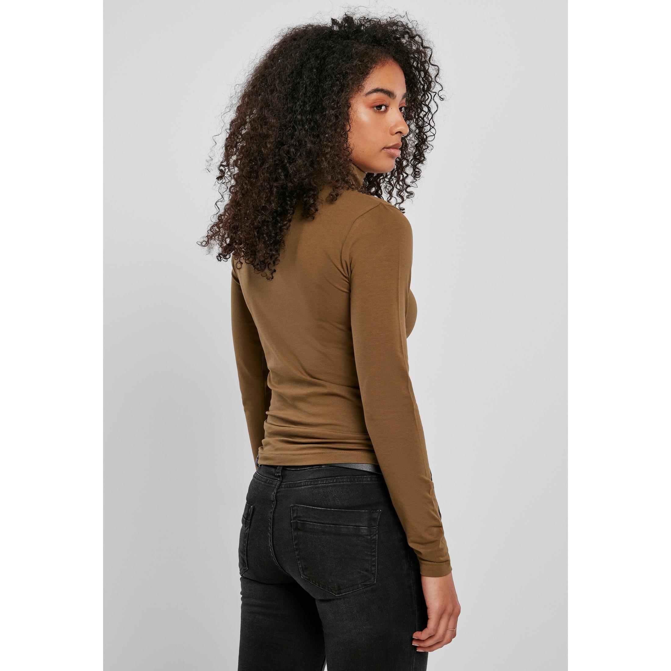 URBAN CLASSICS Basic Rollkragen Langarmshirt  