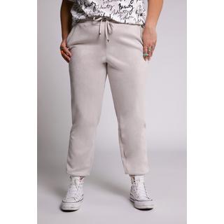 Studio Untold  Pantaloni da jogging dal taglio morbido in tessuto vellutato con cintura elastica e orli elastici 