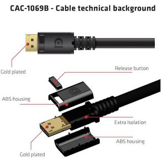 Club3D  Club 3D DisplayPort 1.4 HBR3 8K Kabel SteckerStecker 4 Meter 