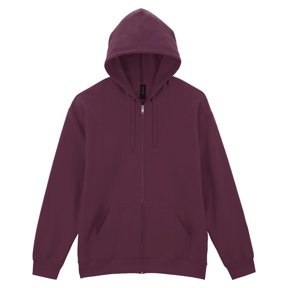 Softstyle Felpa Con Cappuccio E Zip Intera