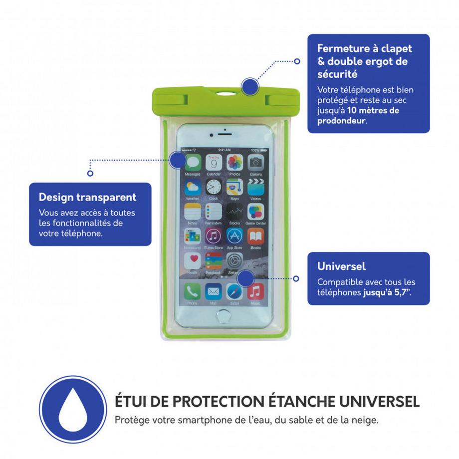 Wantalis  Custodia waterproof IPX8 universale 