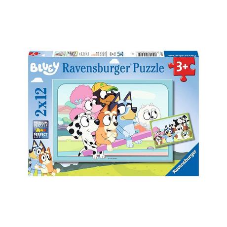 Ravensburger  Puzzle Spass mit Bluey (2x12) 