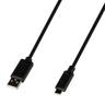KONIX  Konix 61881100047 câble USB 2 m USB 3.2 Gen 1 (3.1 Gen 1) USB A USB C Noir 