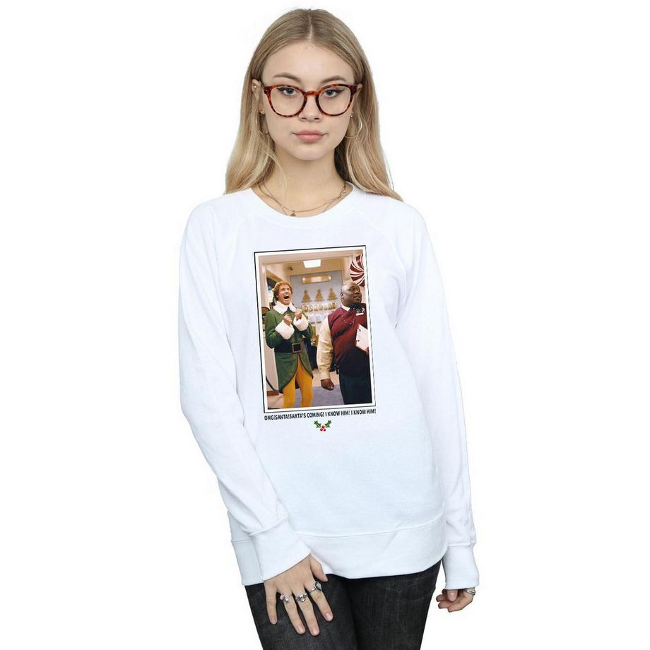 Elf OMG Sweatshirt Imprimé Regular Fit  