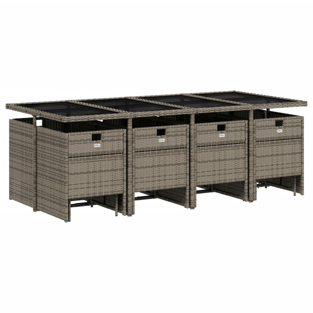 VidaXL Garten essgruppe poly-rattan  