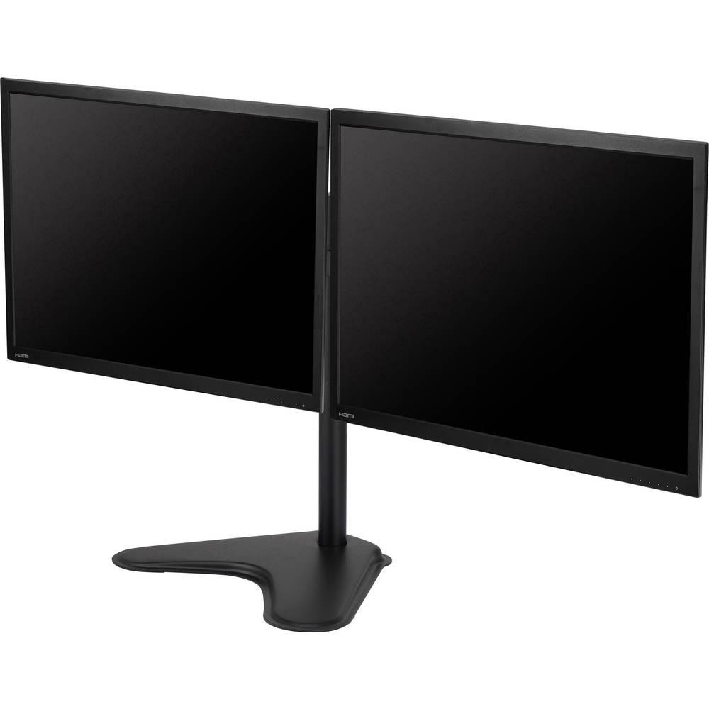 SpeaKa Professional  Secundus 2 vie Piedistallo per monitor 33,0 cm (13) - 81,3 cm (32) Nero Inclinabile 