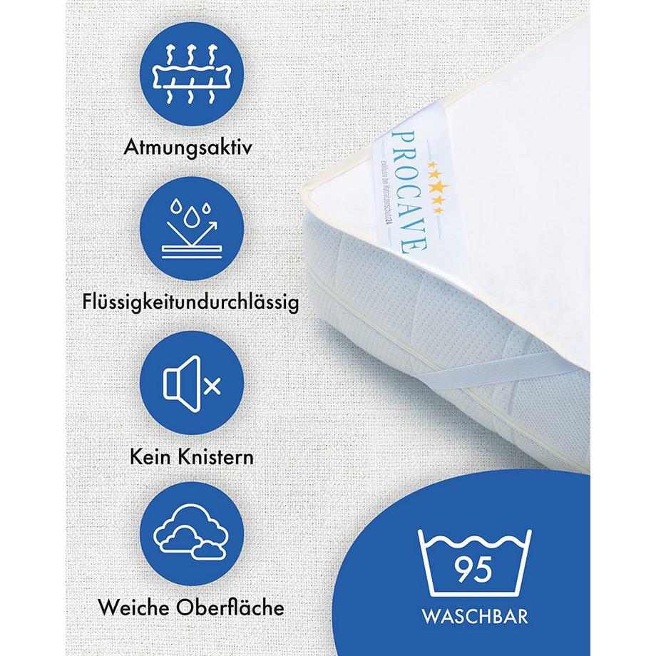 Mara Vital Protège-matelas Protège-matelas imperméable Alèse pour incontinence imperméable à l'eau  