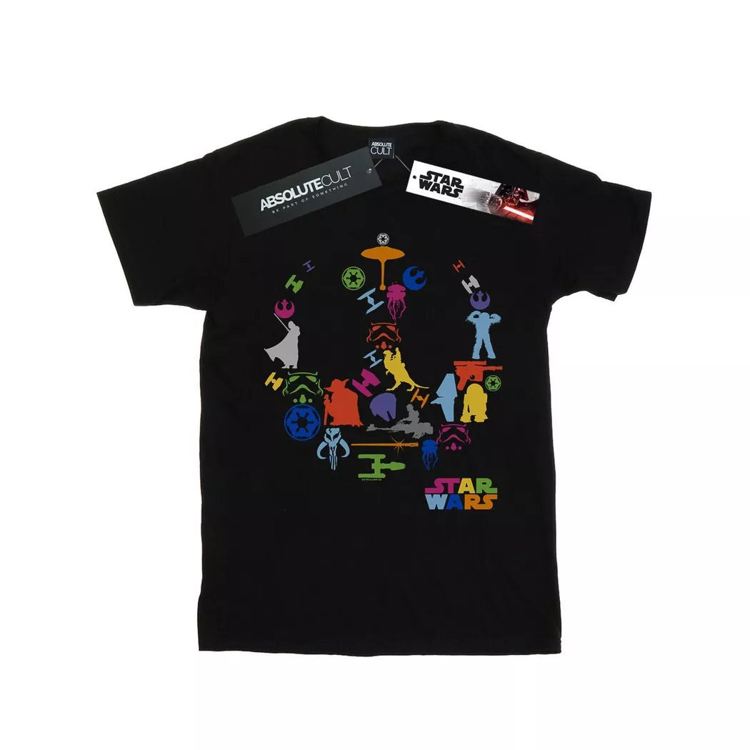 STAR WARS - TShirt, für Damen, Schwarz, Größe S