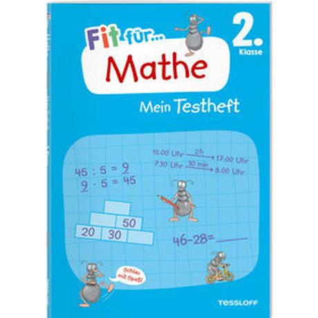 Fit für Mathe 2. Klasse. Mein Testheft Meyer, Julia; Starigk, Anja; Wandrey, Guido (Illustrationen) Couverture rigide 