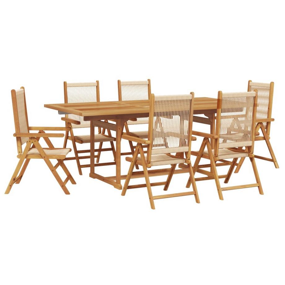 set da pranzo da giardino Legno di acacia