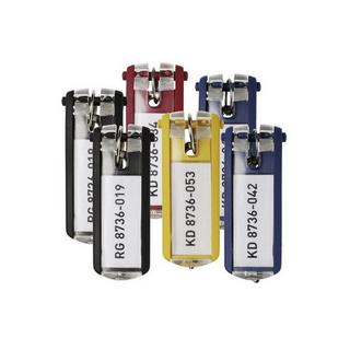 DURABLE KEY CLIP Schlüsselanhänger 6 Stück  