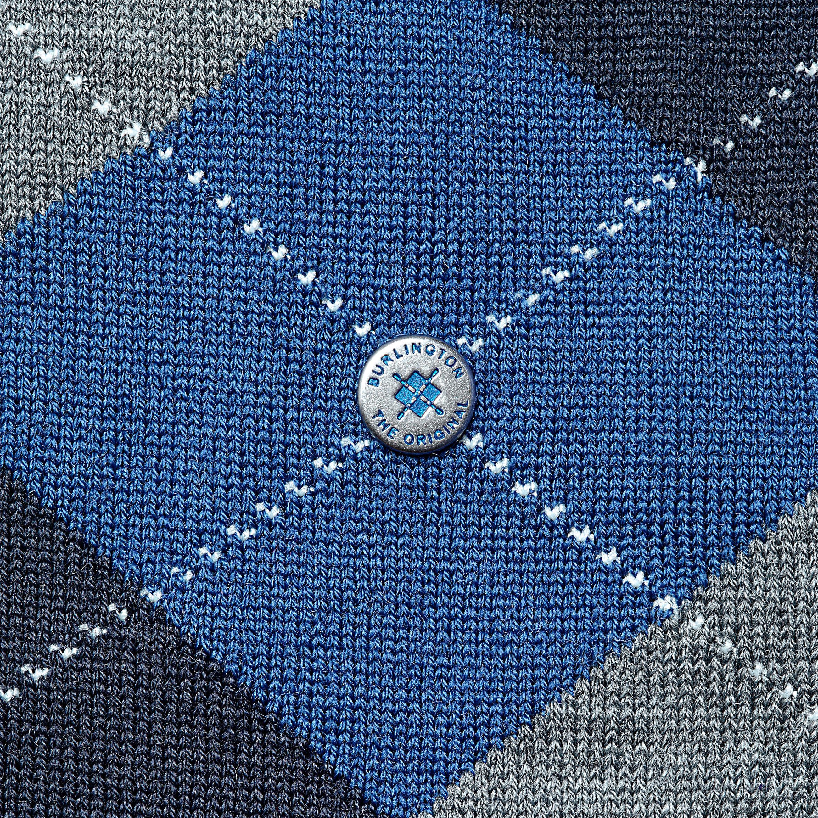 Burlington Edinburgh Chaussettes Motif Losanges  