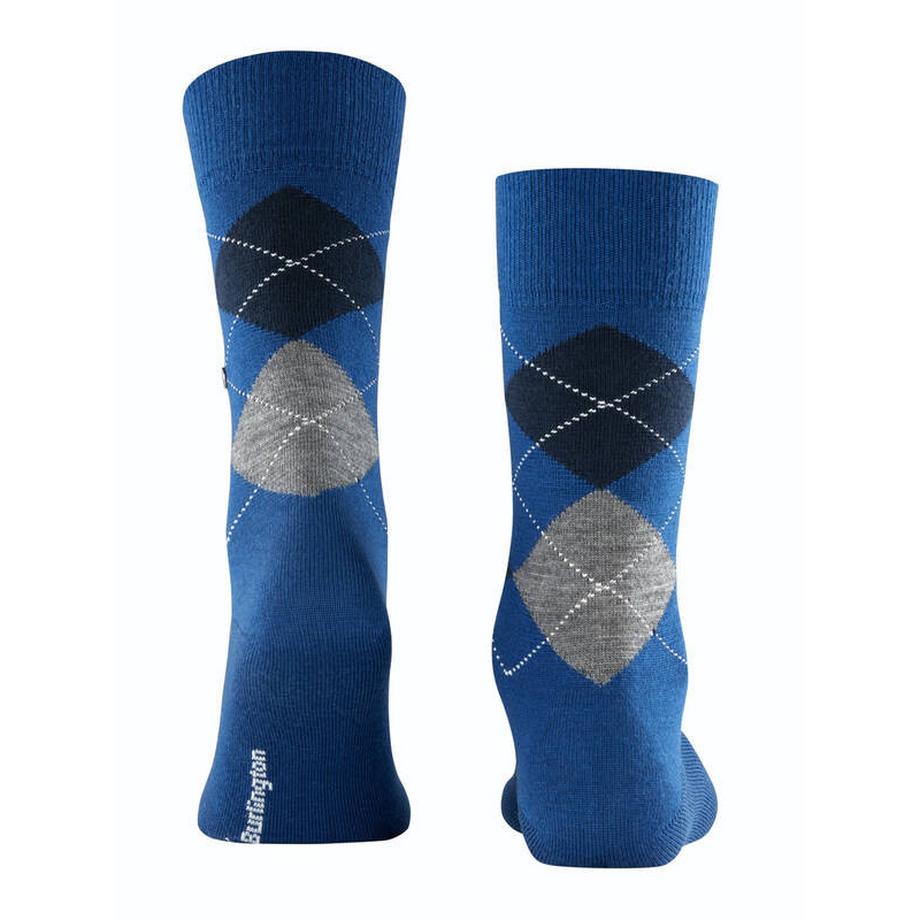 Burlington Edinburgh Rautenmuster Socken  