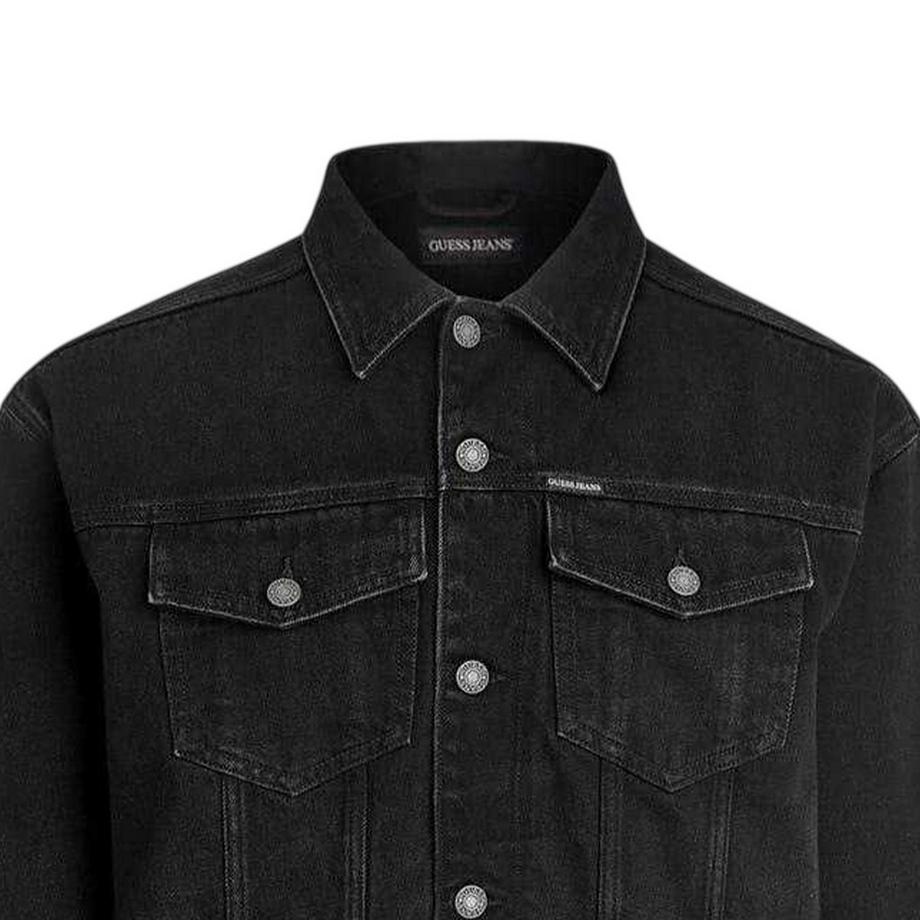 GUESS  Truckerjacke, Brusttasche, Denim 