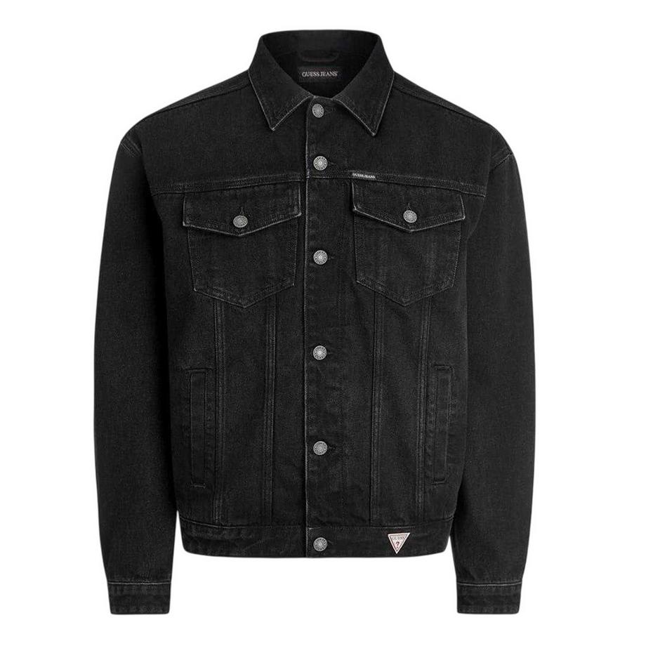 GUESS  Truckerjacke, Brusttasche, Denim 