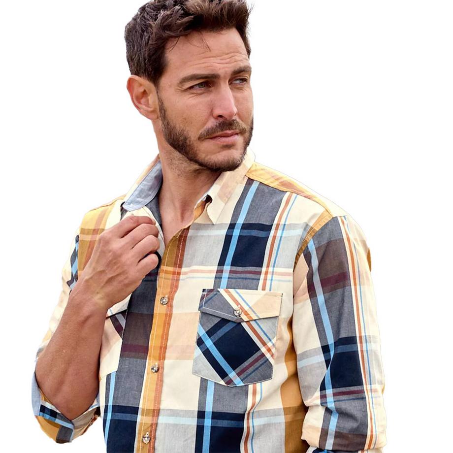 Atlas For Men  Camicia A Quadri 
