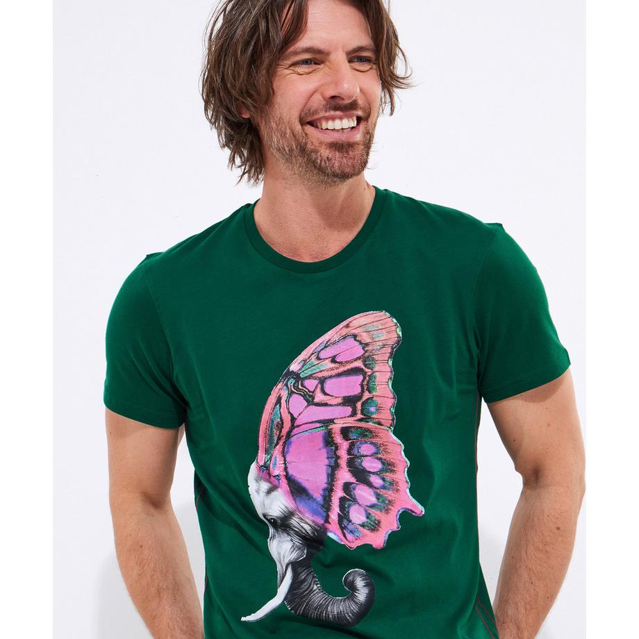 Joe Browns Elefant & Schmetterling Grafik T-Shirt  
