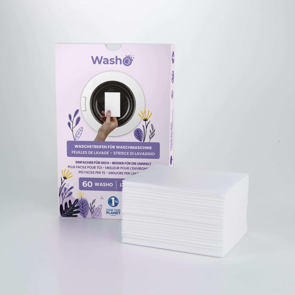 Washo Waschstreifen Lavendel 60 Stk  