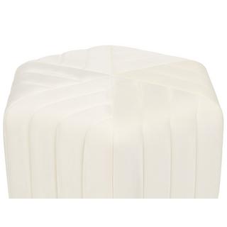 Beliani Pouf en Velours Glamour MURIETTA  