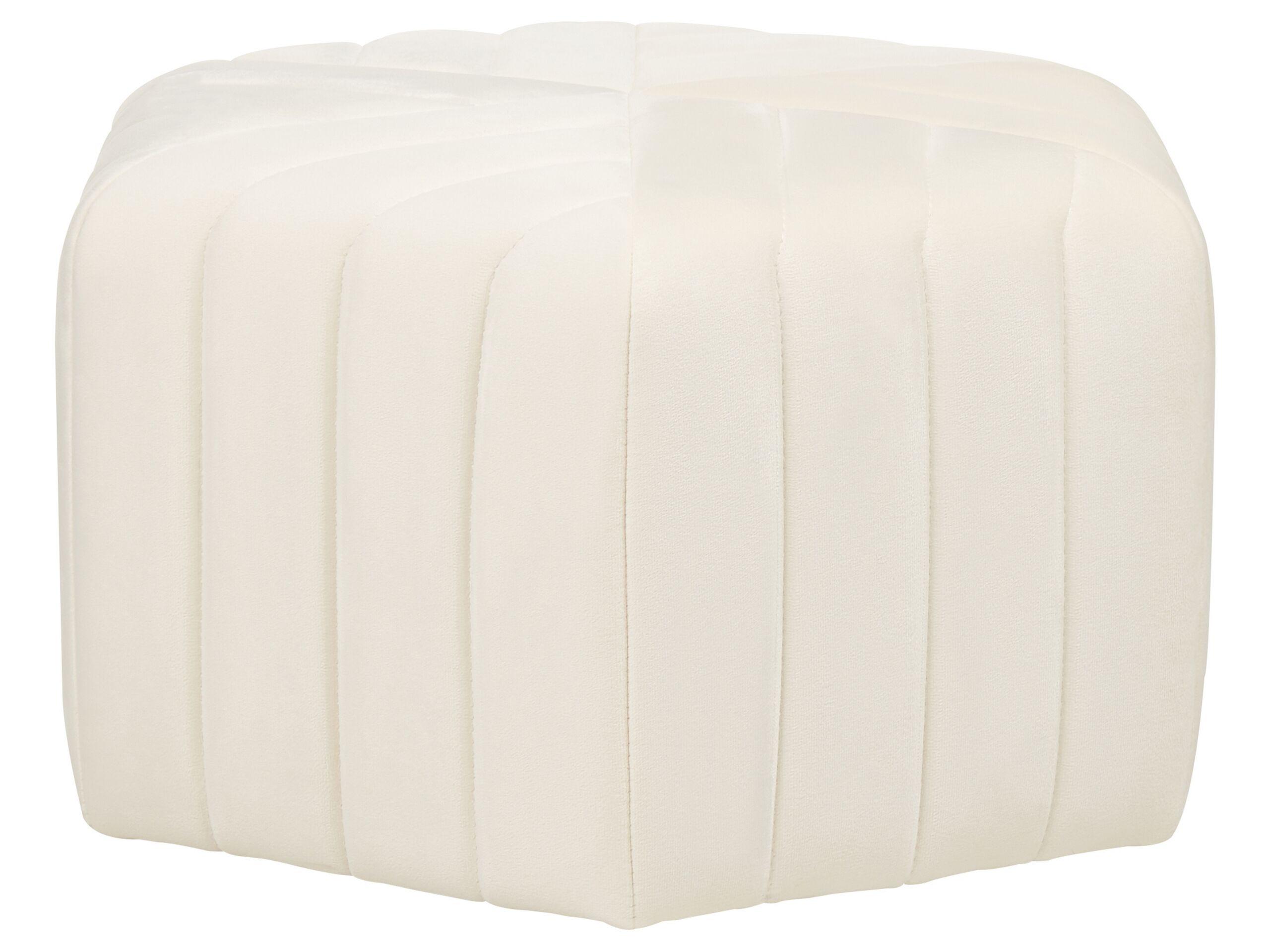 Beliani Pouf en Velours Glamour MURIETTA  