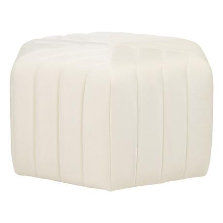 Beliani Pouf en Velours Glamour MURIETTA  