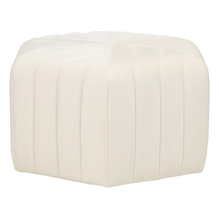 Pouf aus Samtstoff  MURIETTA