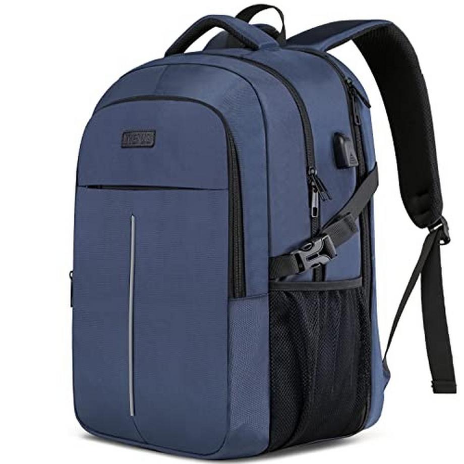 Grand sac à dos pour ordinateur portable Sacoche pour l'école et le travail avec port de charge USB Étanche