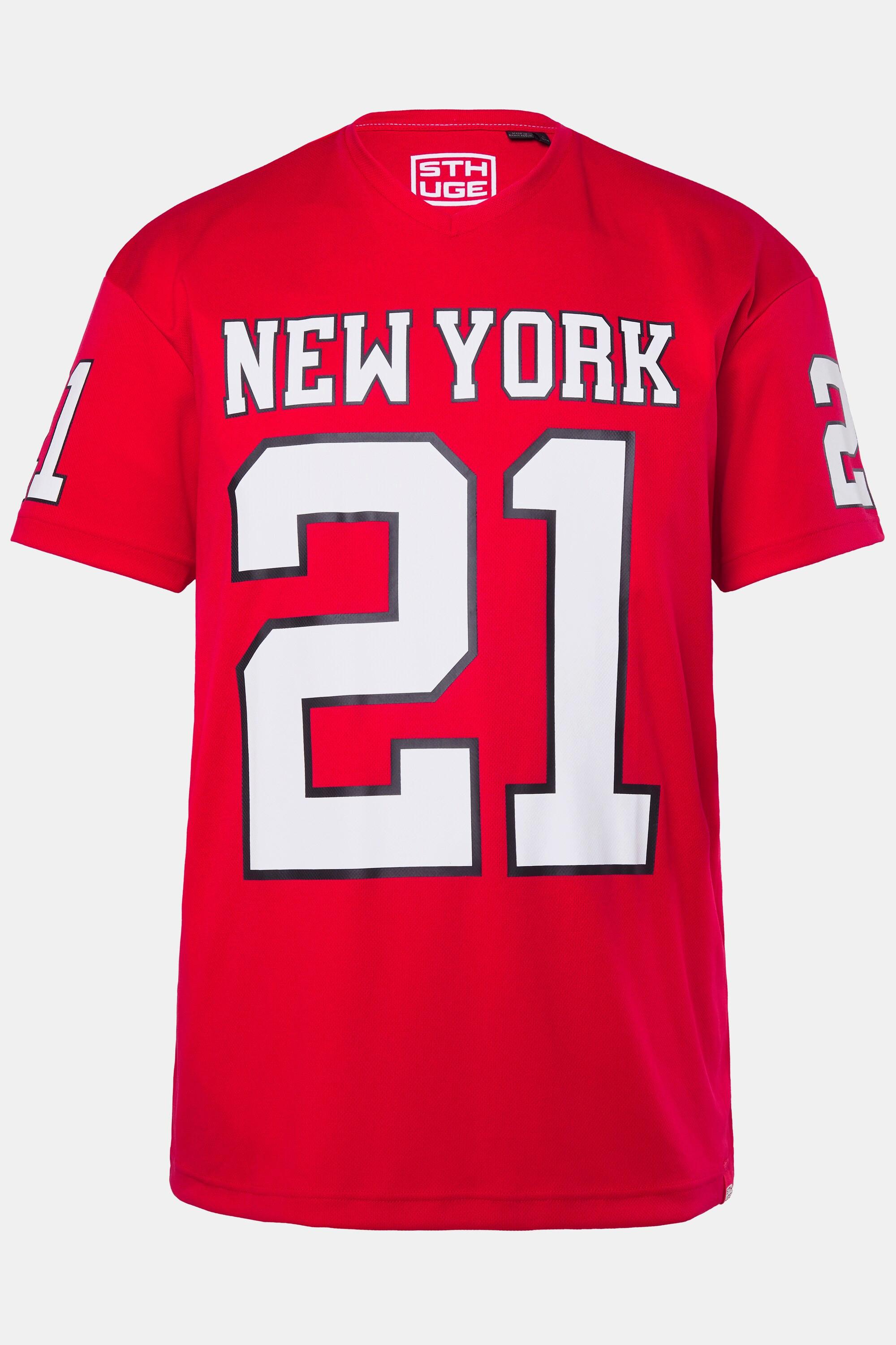 Sthuge Oversized Halbarm T-Shirt mit Football Print  