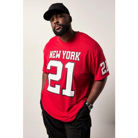 Sthuge Oversized Halbarm T-Shirt mit Football Print  