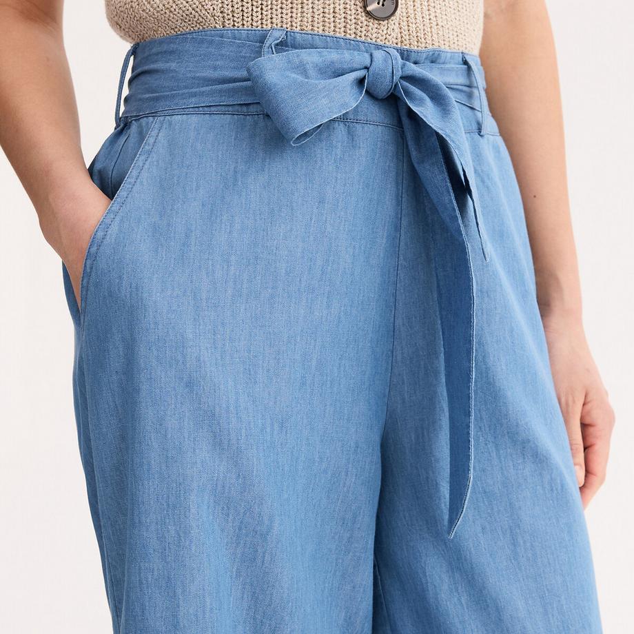La Redoute Collections Jean Large 7/8 Denim Léger  