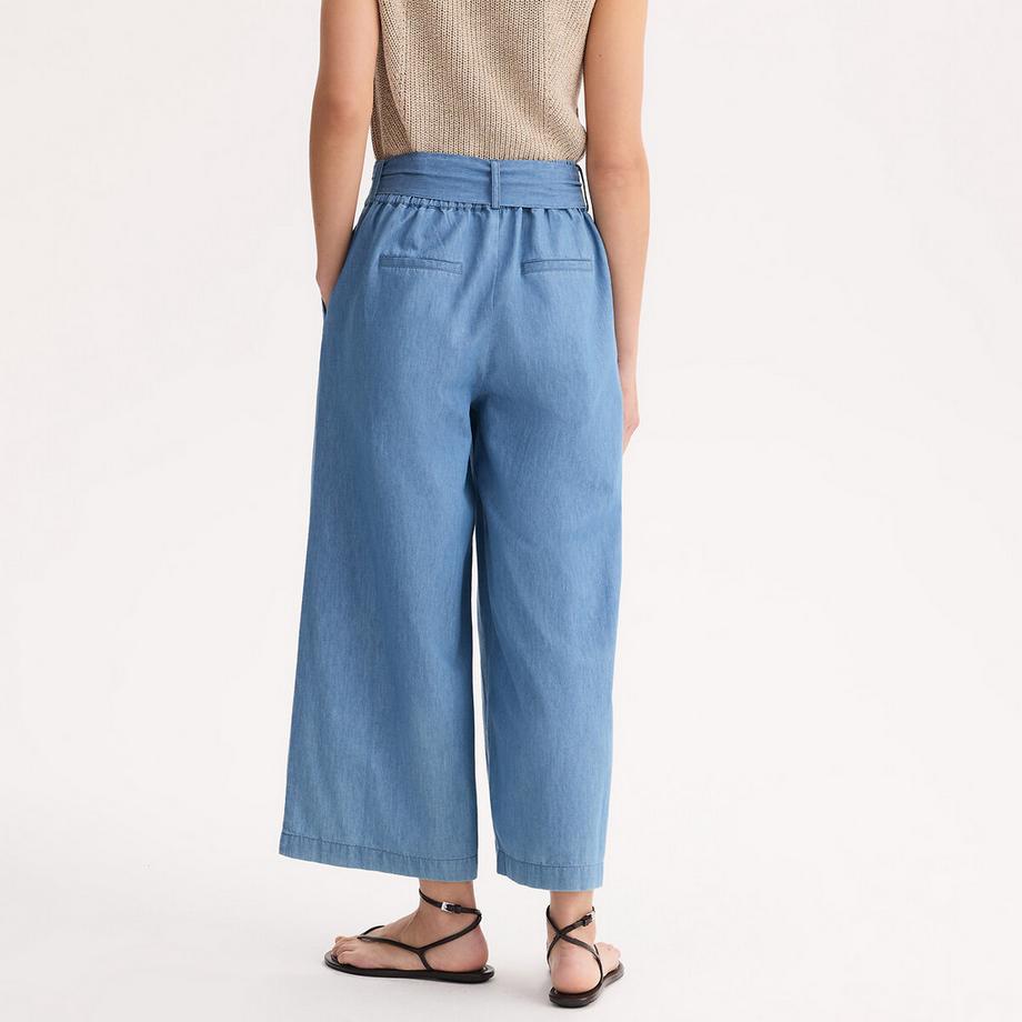 La Redoute Collections Jean Large 7/8 Denim Léger  