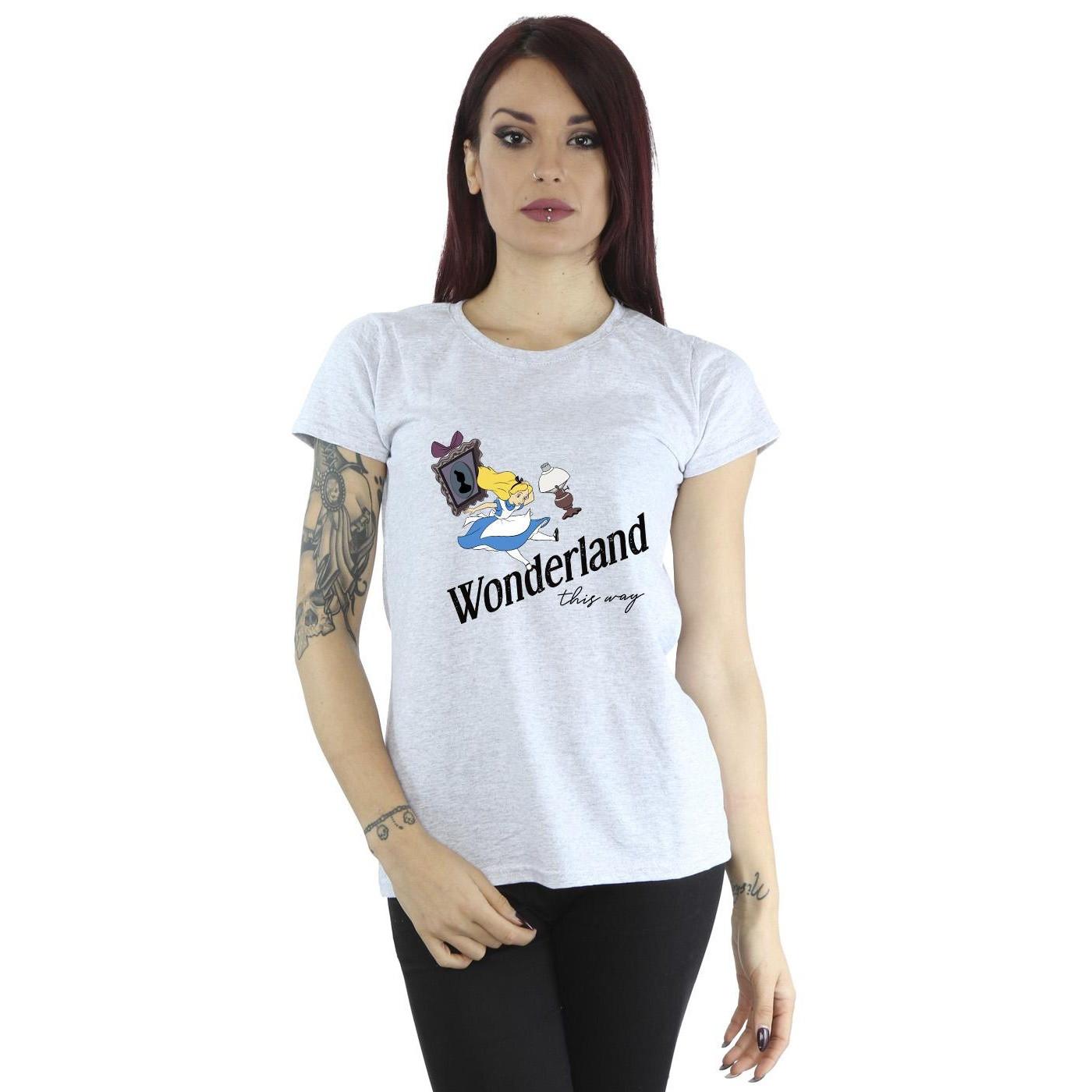 Disney  Alice In Wonderland This Way TShirt 