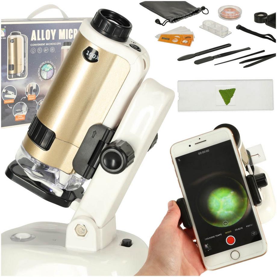 B2X  Microscope scolaire éducatif scientifique pour enfants 