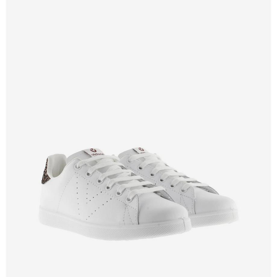 Victoria Sneakers Pelle e Glitter  