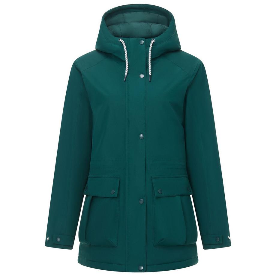 Veste Imperméable Unie À Capuche Melina