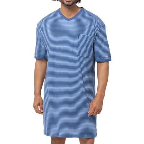 Ammann Extra Light Cotton Gestreiftes Nachthemd  