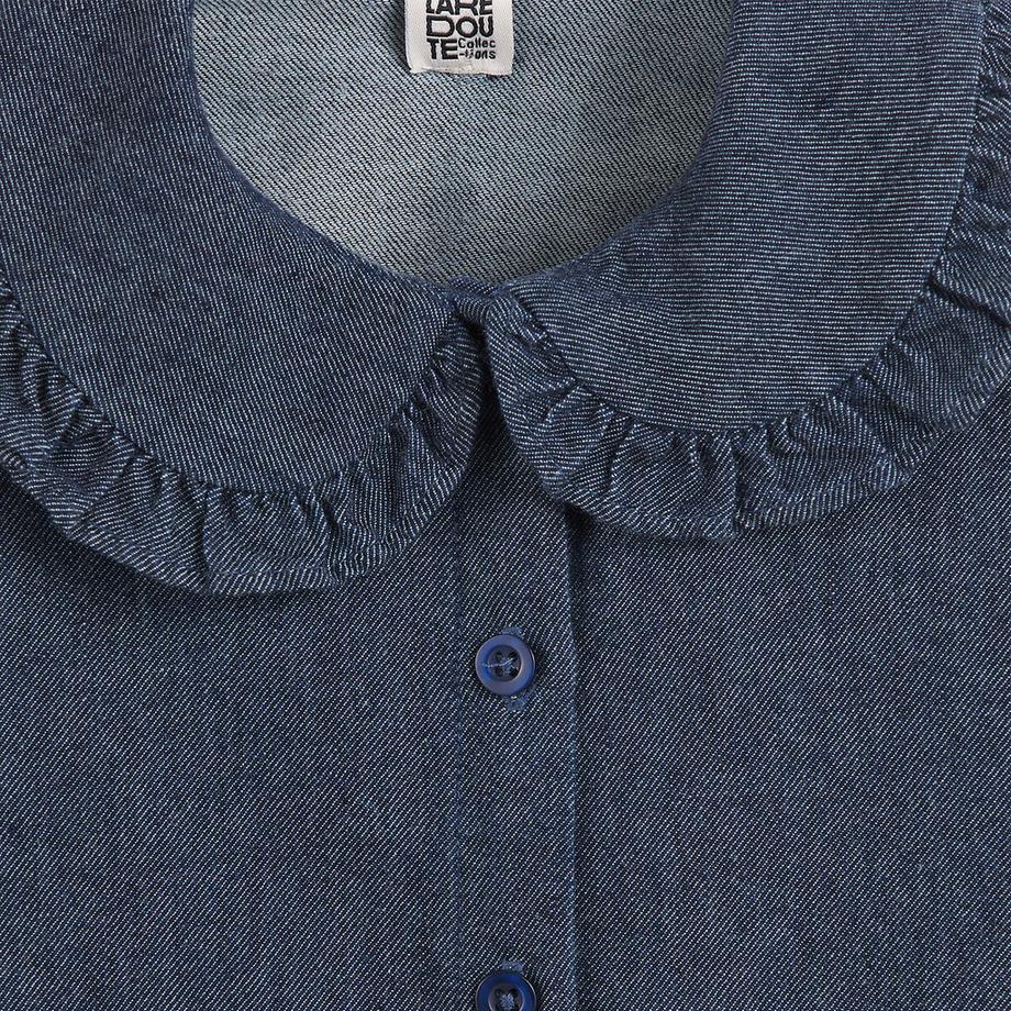 La Redoute Collections  Blouse col claudine en jean léger 