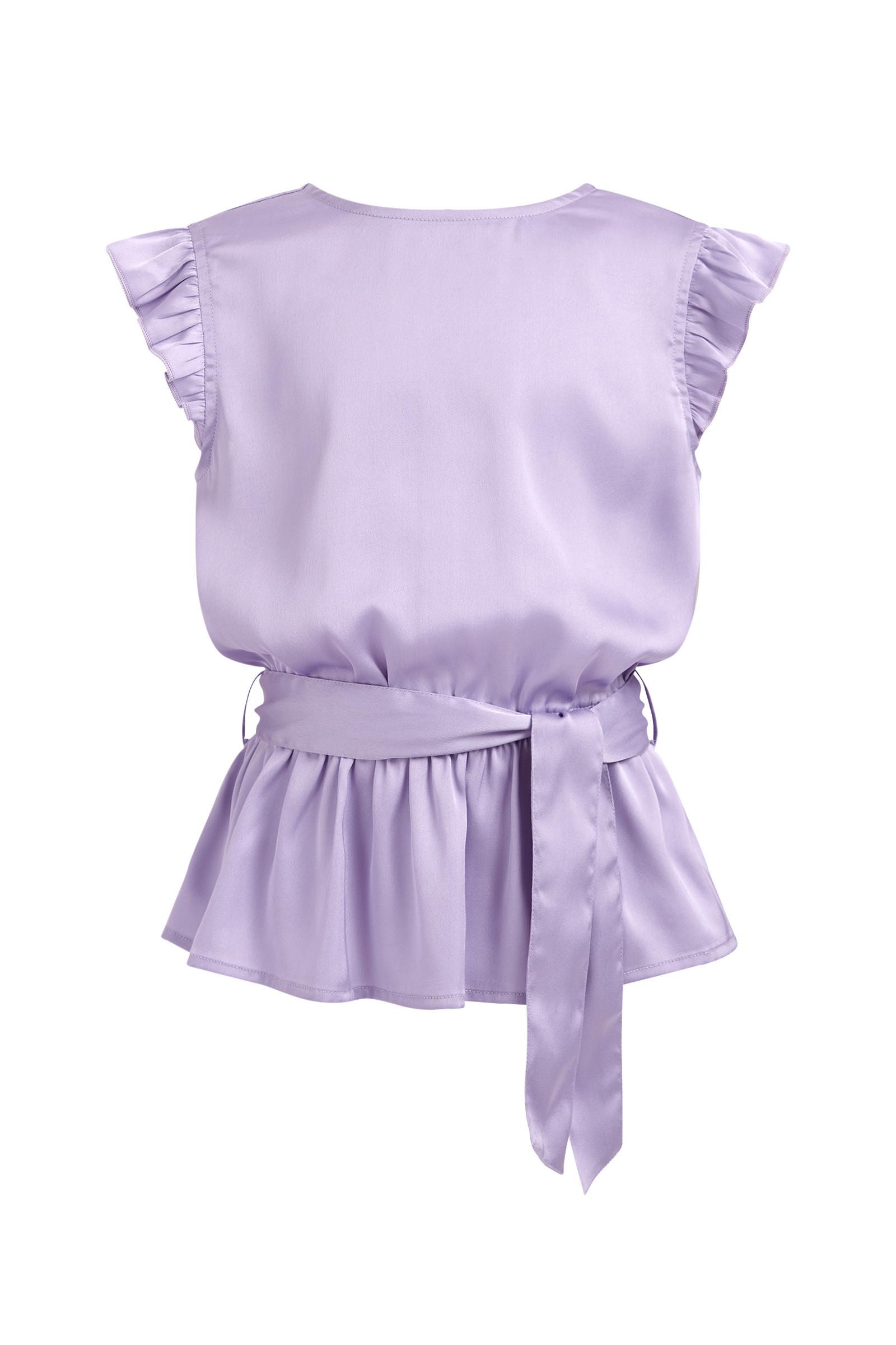WE Fashion  Meisjes Blouse Met Ceintuur 