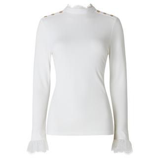Joe Browns Top Jersey Col Montant Bord Dentelle  