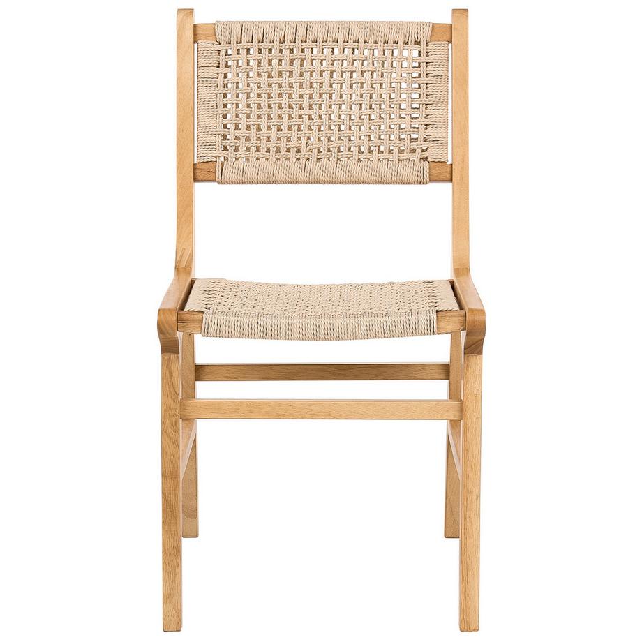 Beliani Set di 2 sedie da pranzo en Legno di caucciù Rustico OZELLA  