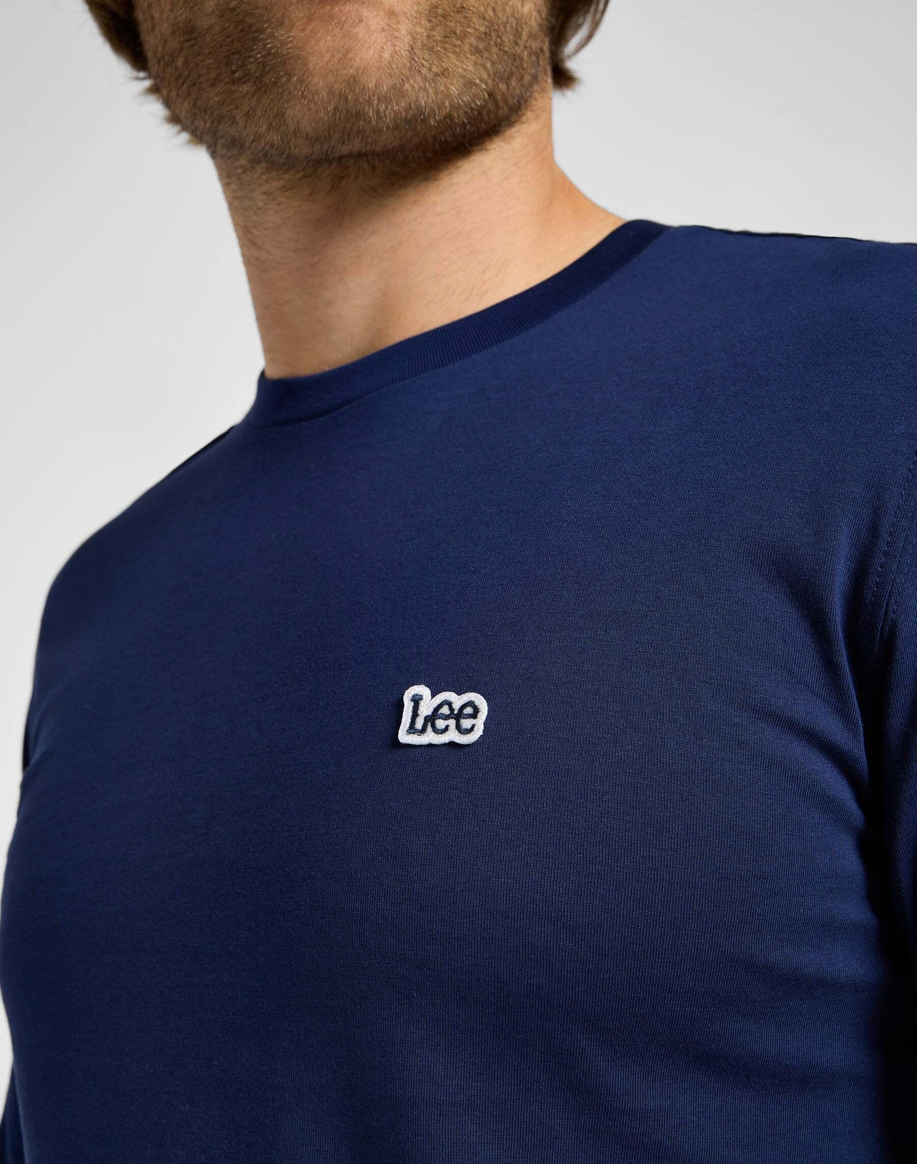 Lee  t-hirt manche longue patch logo 