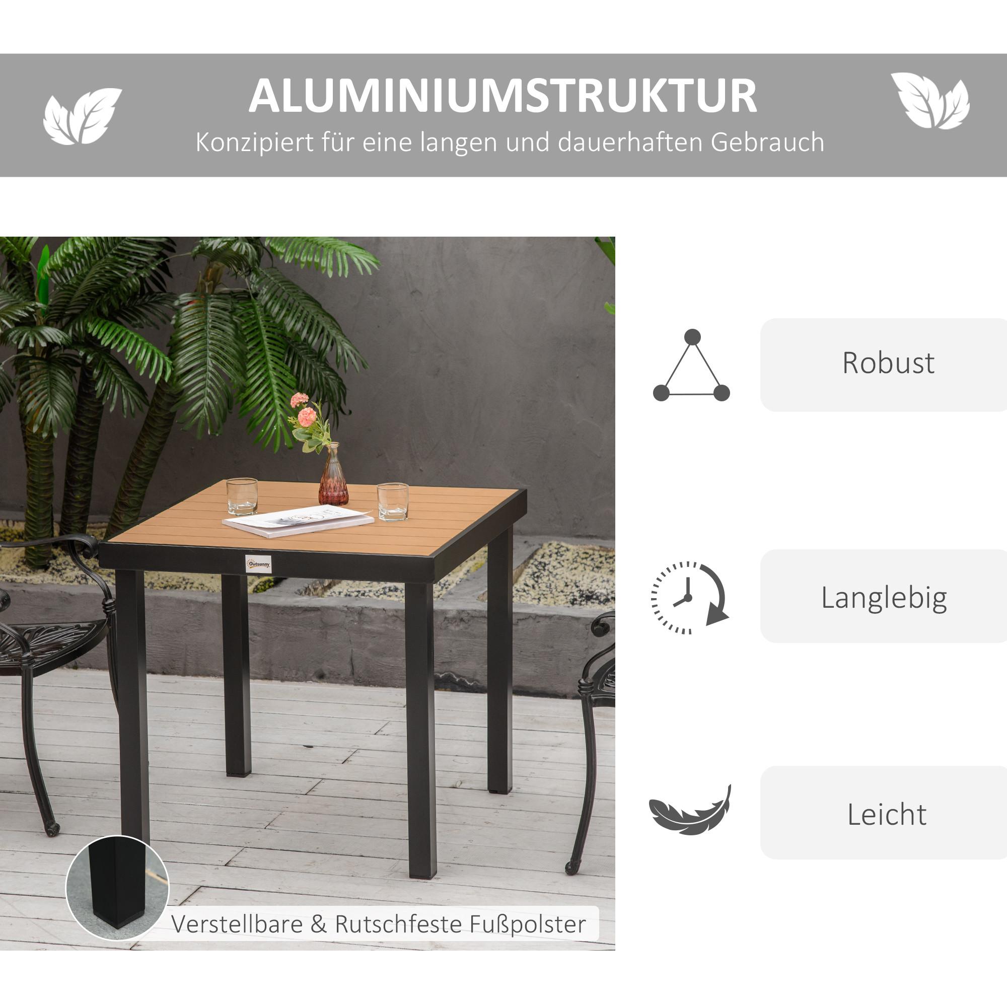 Outsunny Table de jardin  