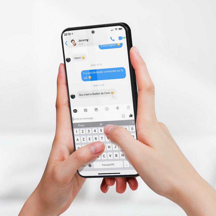 Avizar  Verre trempé Samsung S22 Blueo Noir 